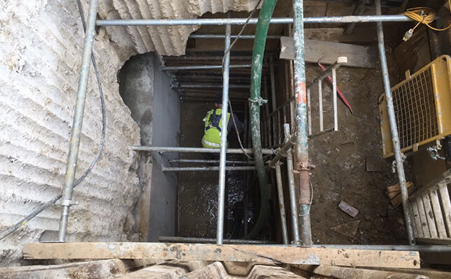 underpinning buliding