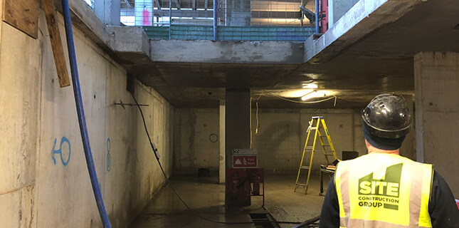 basement conversion in progress