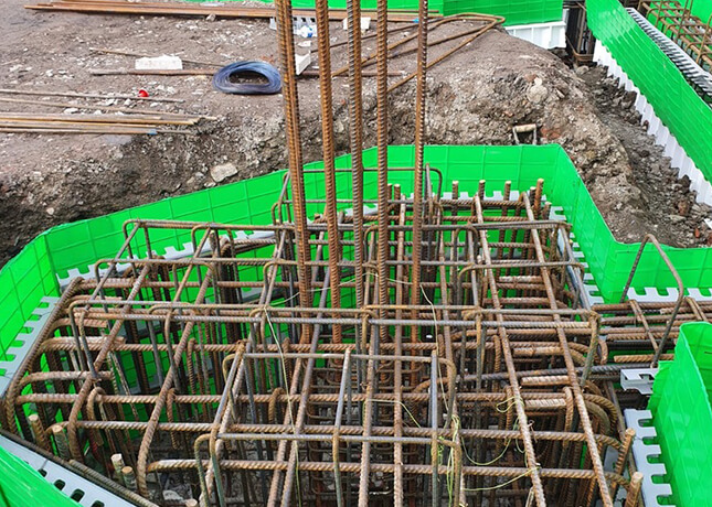 reinforced concrete foundations